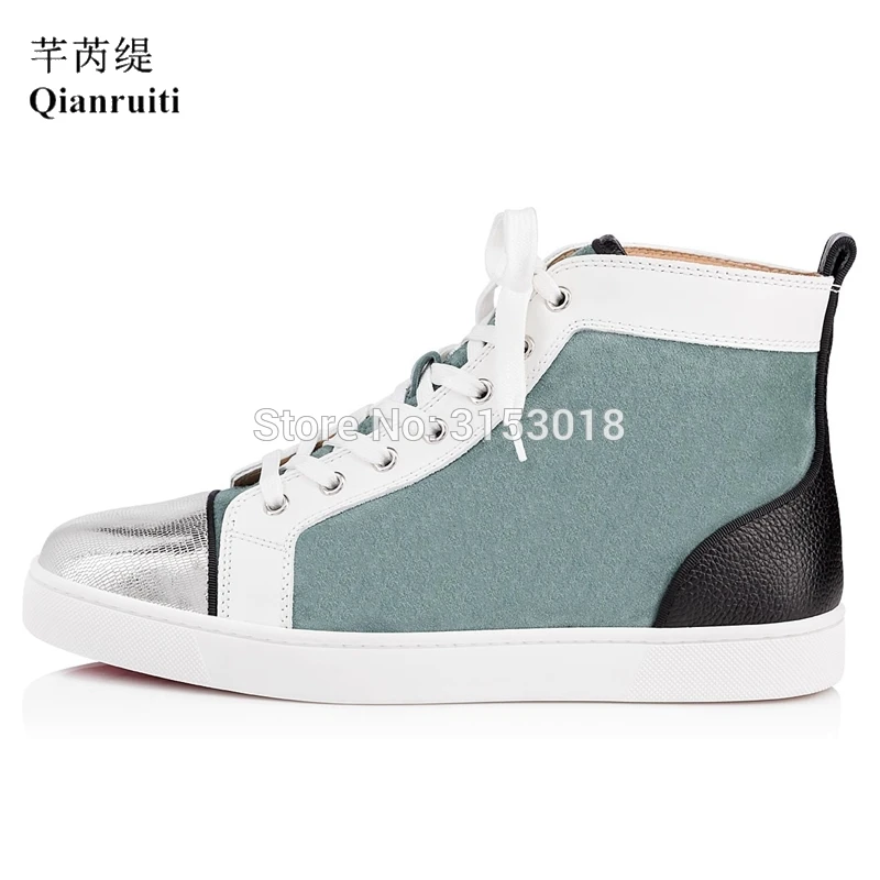 Newest Youth Casual Men Shoes 2019 Autumn French Youth Faux Suede Flat High-Top Shoes Youth Fashion Trend Shoes