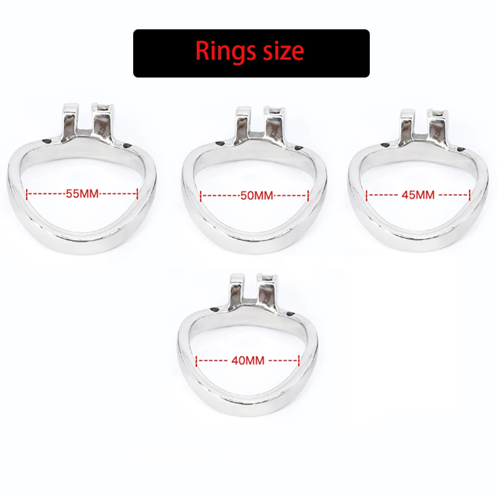 Best CBT Male Chastity Belt Device Stainless Steel Cock Cage Penis Ring Lock with Urethral Catheter Spiked Ring Sex Toys For Men