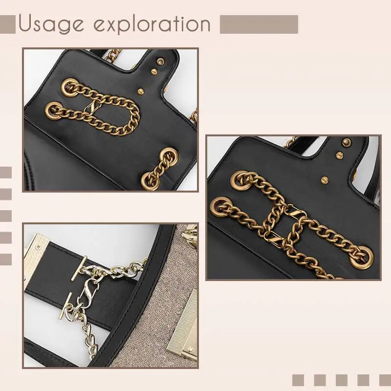 5 /10 pz borsa a catena regolazione fibbia cinturino fibbia borsa lunghezza catena regolatore accorcia catena riparazione pacchetto fibbia accessori