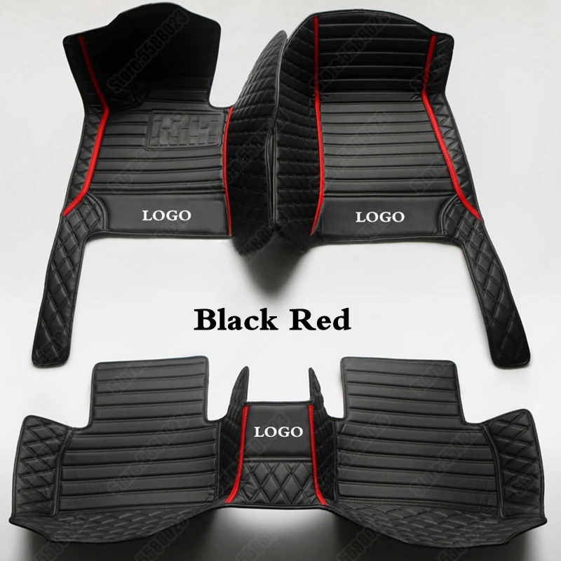 Custom 3D Car Floor Mats for Ford Ranger Raptor Everest Edge Kuga C-max Fiesta Mustang S-max Explorer Tourneo F-150 Mondeo Focus