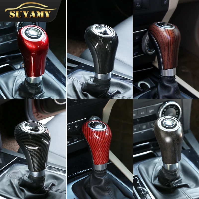 ABS Gear Shift Handle Cover For Mercedes Benz A C E G GLK CLS Class W169 W203 W204 W211 W212 W463 X204 W219 W218  Accessories