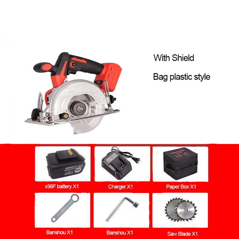 

4300rmp Infrared Electric Saw 165MM Large Saw Blade Electric Circular Saw Electric Tool Woodworking Electric Saw 20000/40000mAh