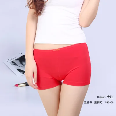 Big size Short pants women Cute seamless shorts mid Waist safety shorts boxer cotton boyshorts women underwear M L XL 2XL 3XL