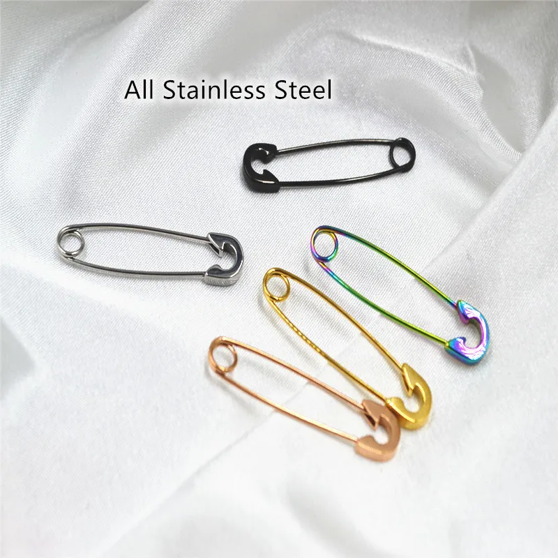 50pcs Body Jewelry Piercing All Stainless Steel Paperclip Earring Ear Studs Ear Rook Helix Bar Lobe Cartilage Tragus Diath Studs