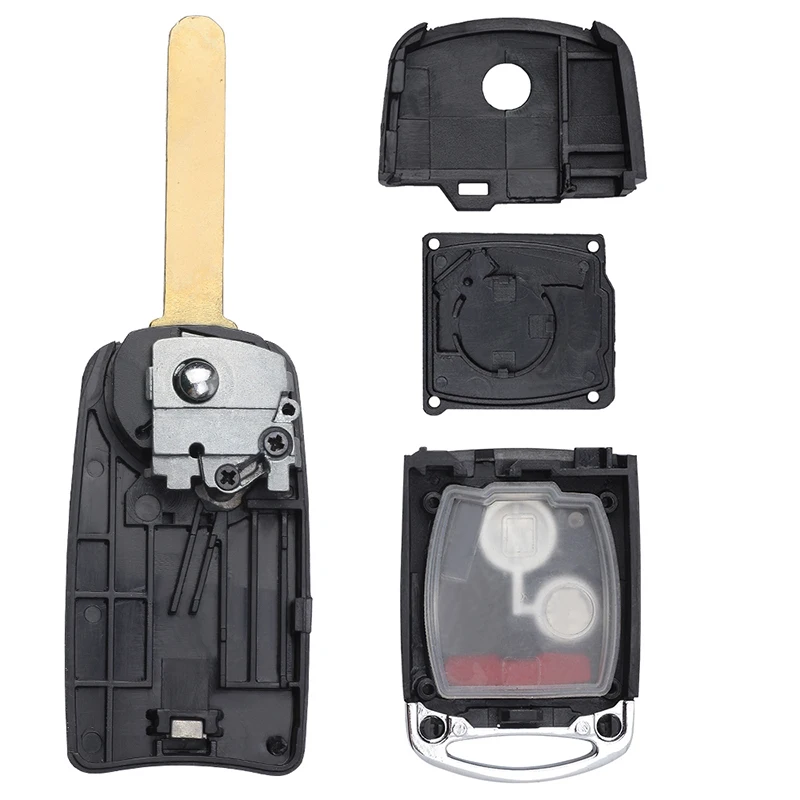 

Модифицированный флип-чехол для ключа дистанционного управления KEYECU с 2 + 1 3 + 1 4 кнопками, брелок для Honda Civic Pilot Accord Fit CR-V City