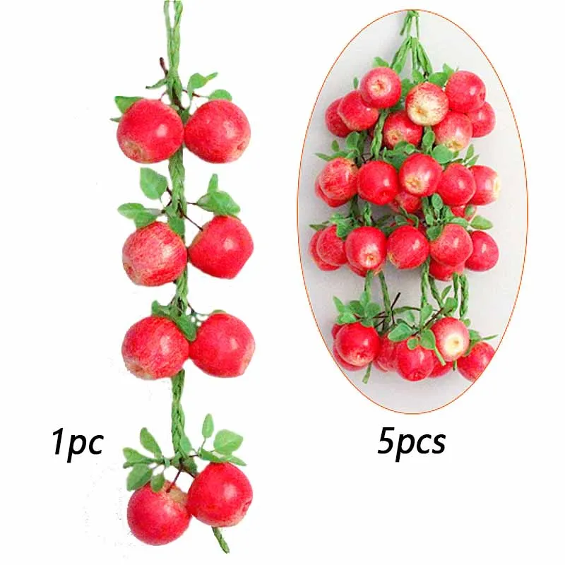 Kunstmatige simulatie voedsel groenten nep chili peper fruit druiven fotografie rekwisieten voor huisdecoratie kerst muur decor