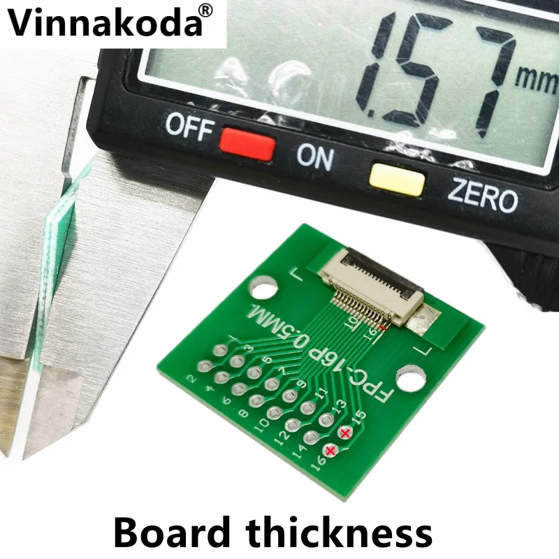 2 шт., плата адаптера FFC/FPC от 0,5 мм до 2,54 мм