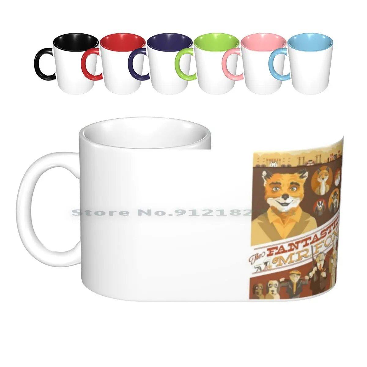 Fantastic Mr Fox , Fantastic Mr Fox Classic , Fantastic Mr Fox Shirt , Fantastic Mr Fox T - Shirt Ceramic Mugs Coffee Cups Milk