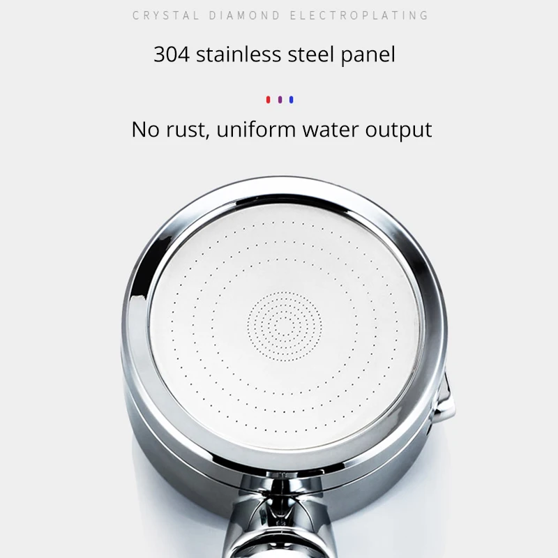 ZENBEFE Filter Element High Pressure Shower Head One Stop Button Multifunctional Sprayer Water Saving Bathroom Accessories