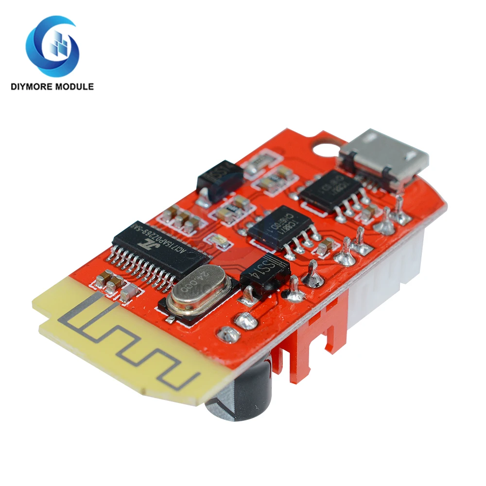 DC 3.7V 5V 3W Digital Audio Amplifier Board Dual Plate Bluetooth Speaker Modification Sound Music Module Micro USB