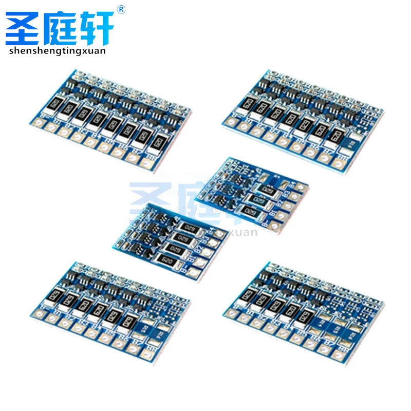 BMS-3S, 4S, 6S, 7S, 8S, 18650 Lithium Battery Charger, Protection Board, Power Bank, Balancer, Li-ion, Lipo, PCB, Charge Equaliz