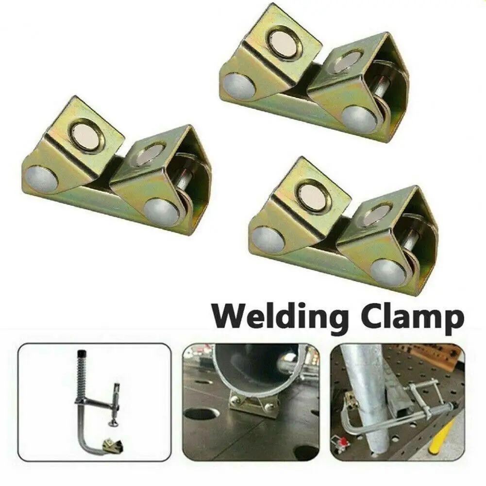 Welding Clamp V Type Magnetic Stainless Steel DIY Repair Tool for Cabinet HOT SALES！！