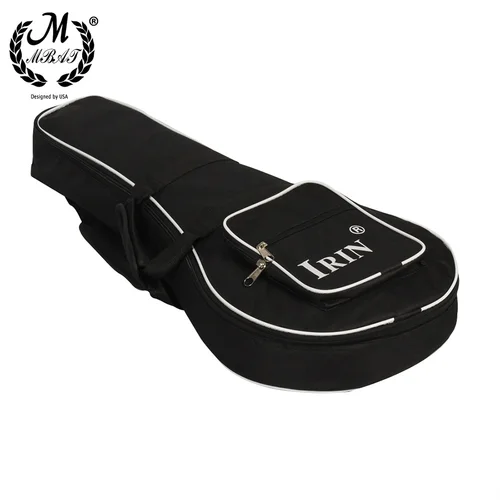 Imagen 1 del producto M MBAT-Bolsa de mandolina acolchada de algodón, mochila gruesa, funda de almacenamiento portátil para guitarra, bolso de mano, accesorios para instrumentos musicales