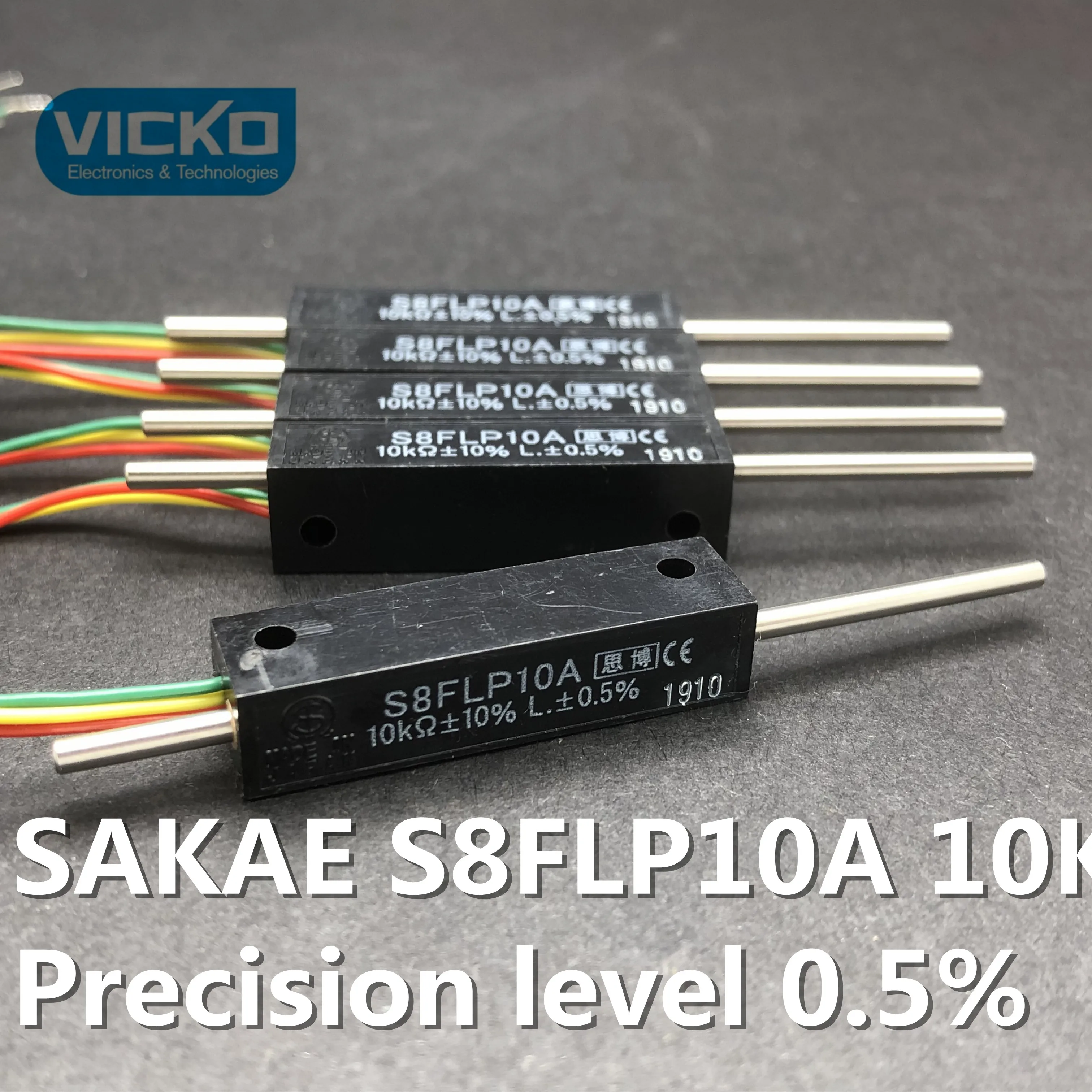 [YK] ORIGINAL Sakae S8FLP10A 10K 1% ultra Precision level precision linear displacement potentiometer switch self reset