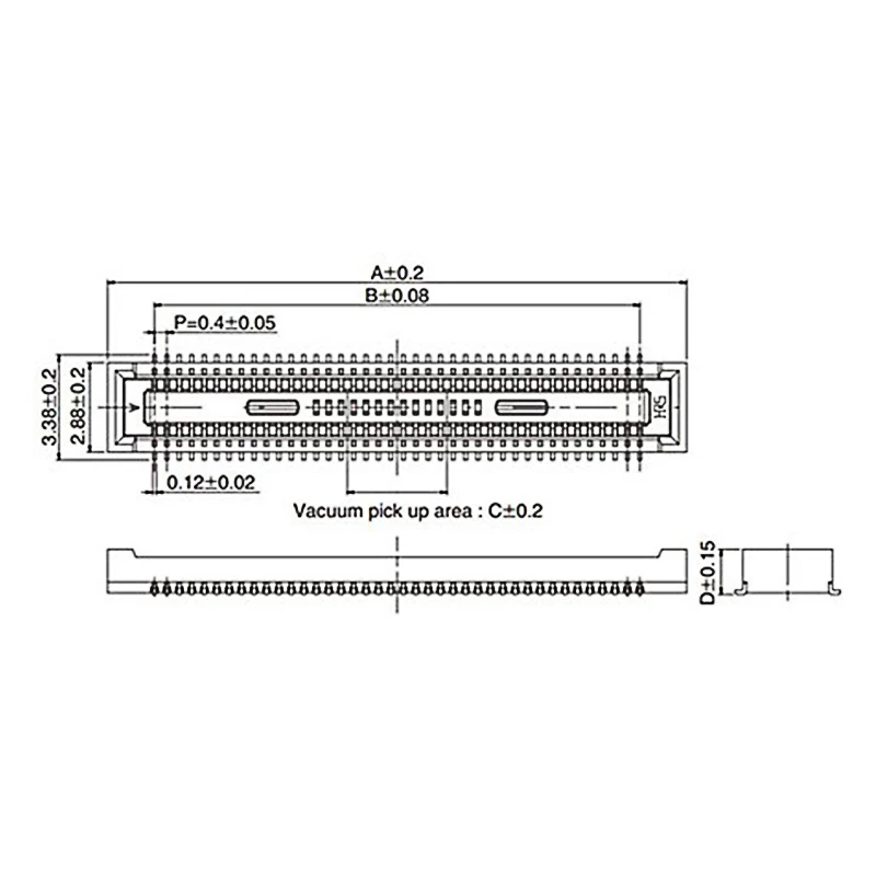 Raspberry Pi Computer Module 4 Socket DF40C-100DS-0.4V DF40C-100DS DF40HC(3.0)-100DS-0.4V DF40HC(3.0)-100DS for CM4 Connector