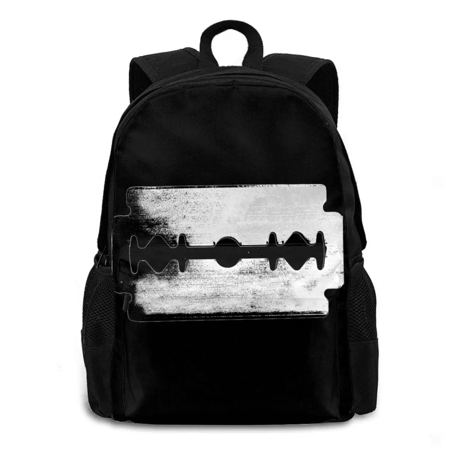 Blade Teen College Student Backpack Pattern Design Bags Blade Punk Funny Satire
