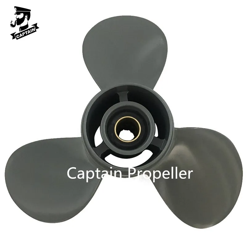 

Captain Marine Propeller 9 7/8X9 Fit Honda Outboard Engine BF25 30 25HP 30HP 10 Tooth Spline Aluminum Propeller 3 Blades