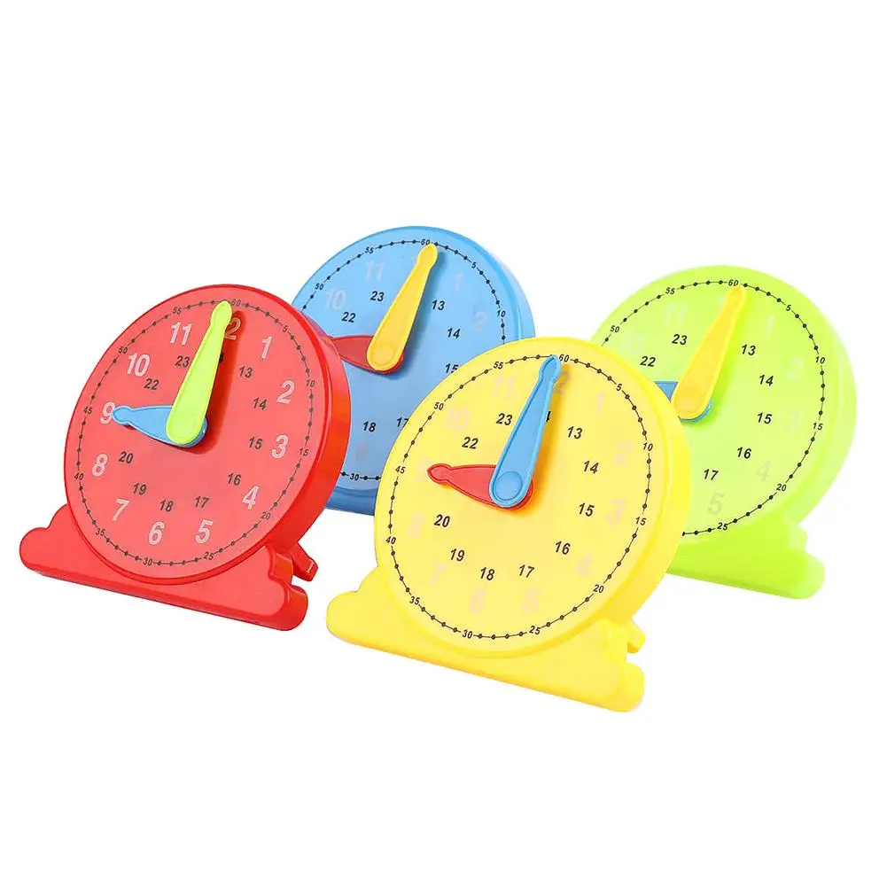 Montessori Student Learning Clock Time Teacher Klok Horloge Educational toys for Kids Children