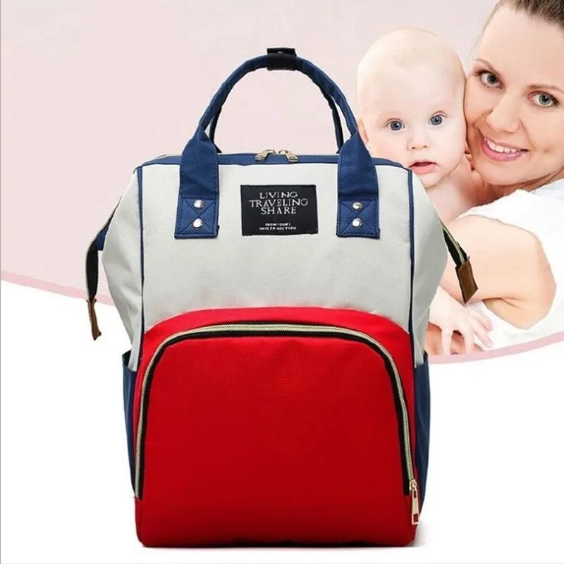 Saco de fraldas mamã de grande capacidade, bolsa para mãe e bebê, mochila multifuncional, elegante e durável