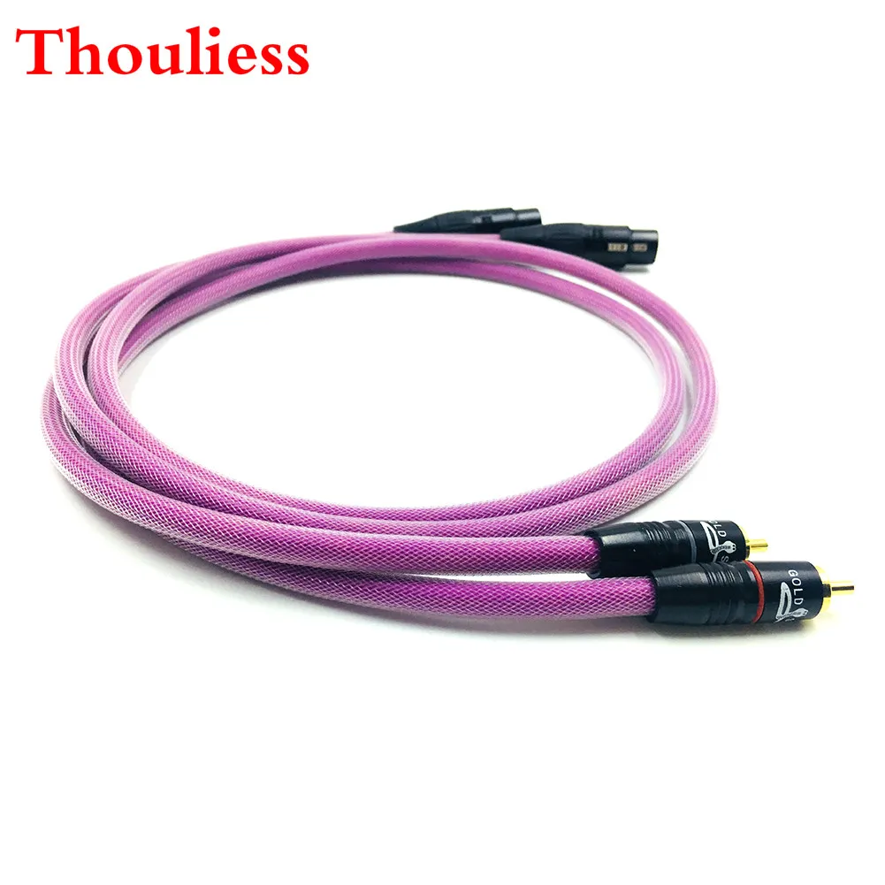 Thouliess Pair Type-SNAKE 2RCA Male to 2XLR Female Cable XLR Balanced Reference Interconnect Audio Cable with XLO HTP1 Cable