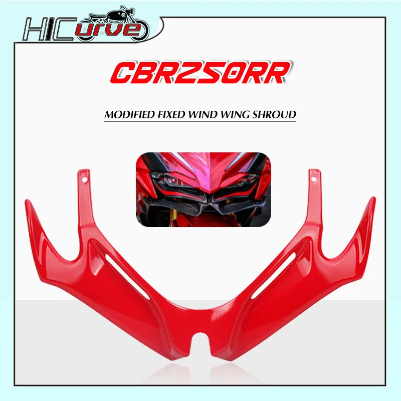 For HONDA CBR250RR CBR 250RR 250 RR 2017-2021 2020 Motorcycle Front Fairing Aerodynamic Winglets Cover Protection Guards