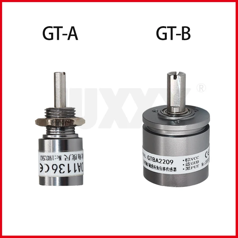 

Hall GT Angle Sensor Non-contact Angular Displacement Sensor 0-360 Degree No Dead Angle Measurement Potentiometer