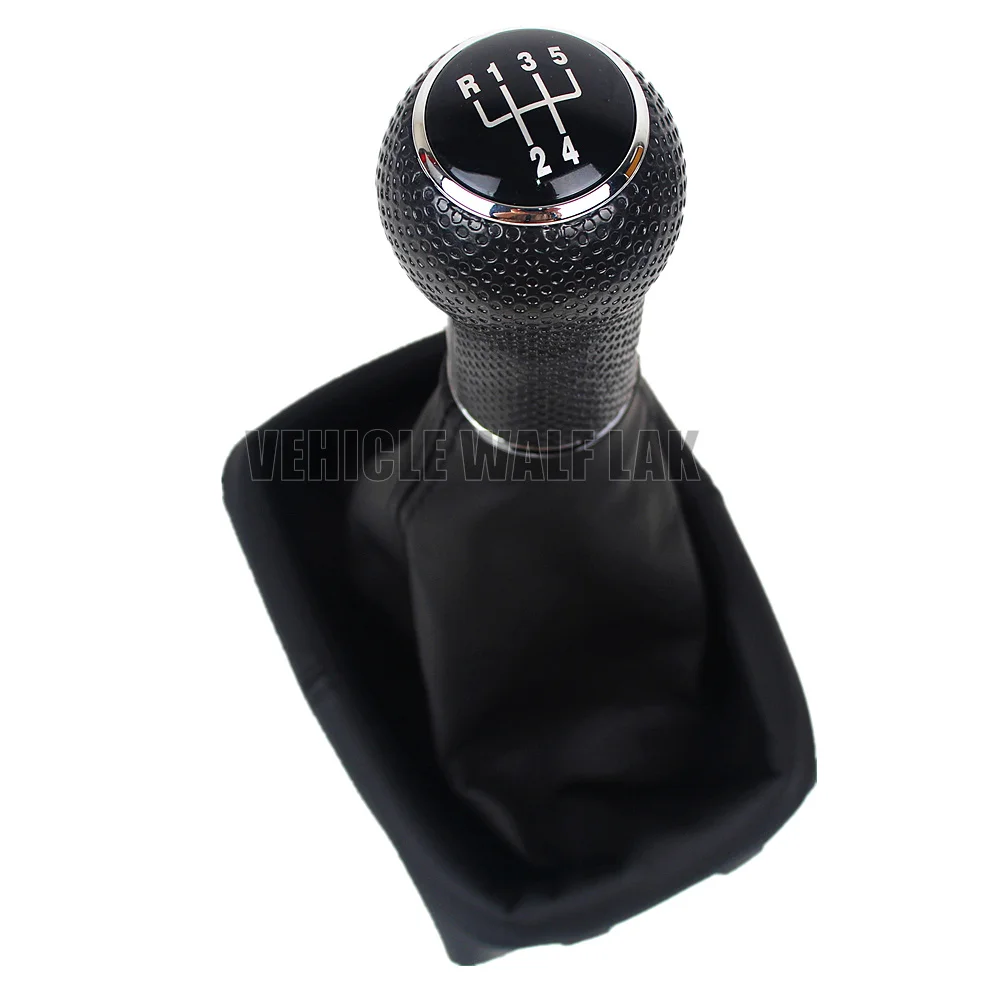 For VW Sharan 2001 2002 2003 2004 2005 2006 2007 2008 2009 2010 Car-Styling 5 / 6 Speed Car Gear Stick Shift Knob With Boot