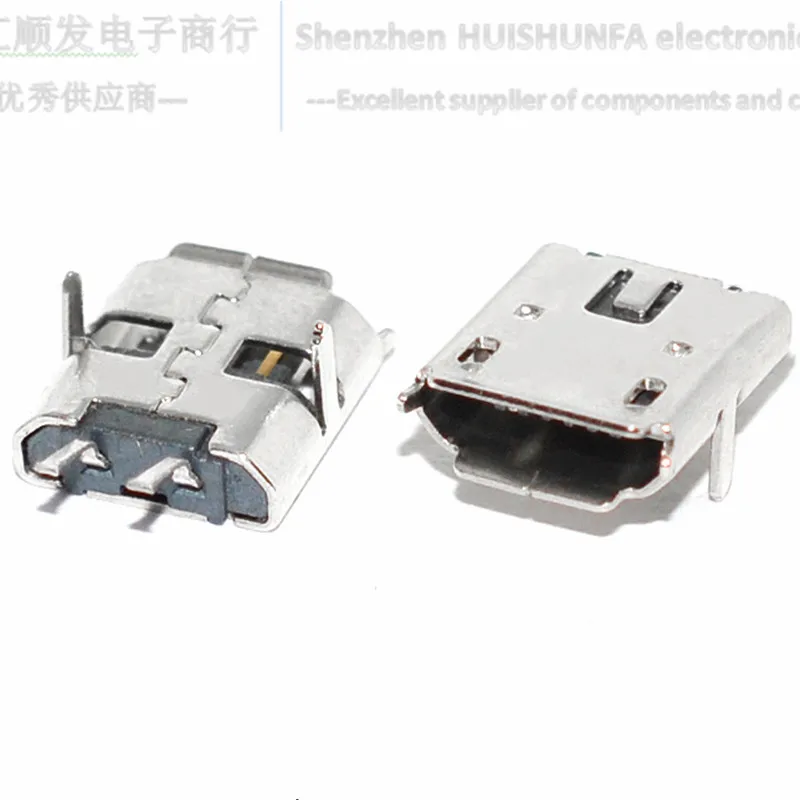 ทองแดงซ็อกเก็ต MicroUSB MicroUSB Master SOCKET ใส่ด้านหน้าและด้านหลัง Trim plug-in อินเทอร์เฟซ