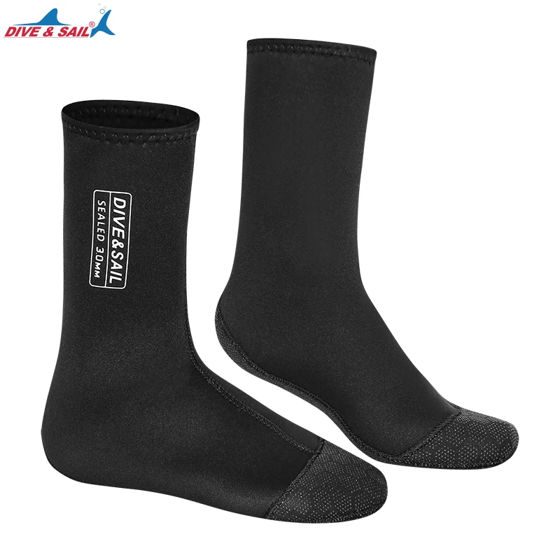 Diving Socks 3mm Neoprene Wetsuit Socks Thermal Beach Socks for Men Women for Snorkeling Surfing Kayaking Swimming Scuba Socks