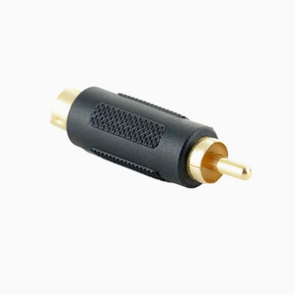 RCA Male Composite to 4 PIN S-Video svideo Male Adapter Adaptor Converter Connector S Video Terminal Revolution Mother AV