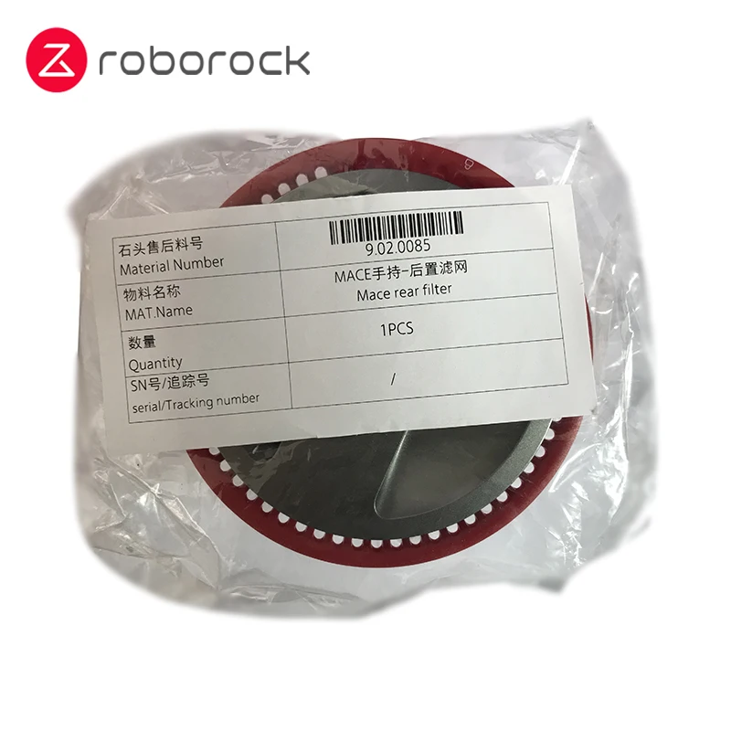 Filtro posteriore originale Roborock Mace per aspirapolvere portatile Roborock H6 accessori filtri rosso