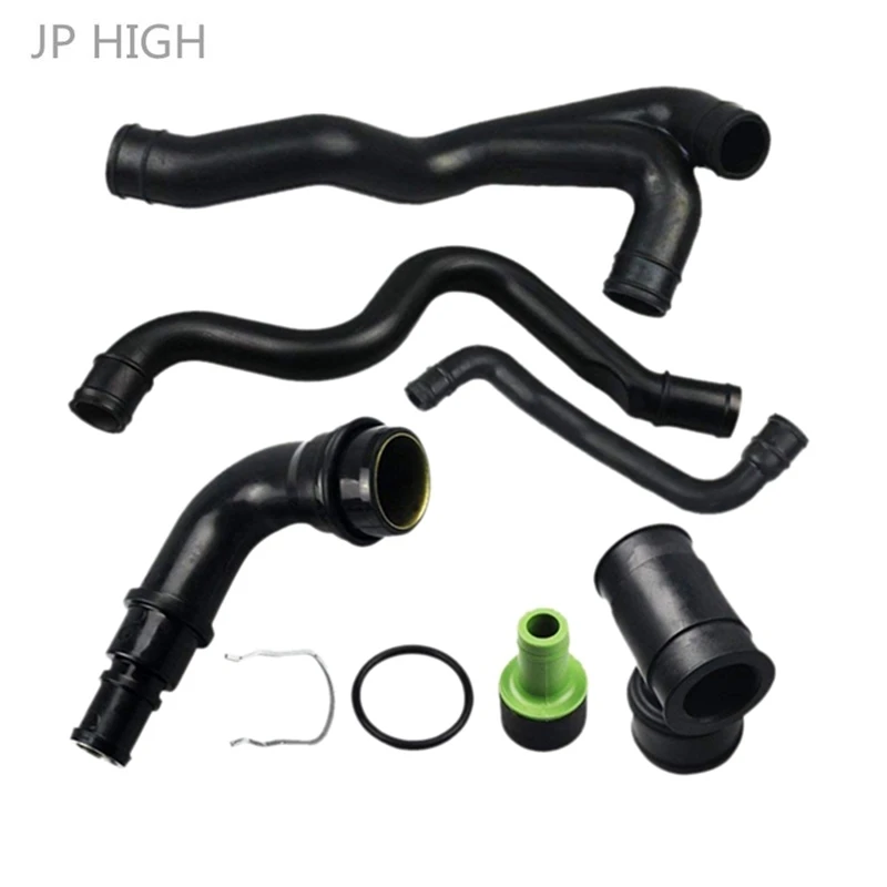 6Pcs Engine Crankcase Breather Hose for Golf J-Etta MK4 - A3 TT 1.8T 058103247,035103245A, 06A103213F, 06A103221AH