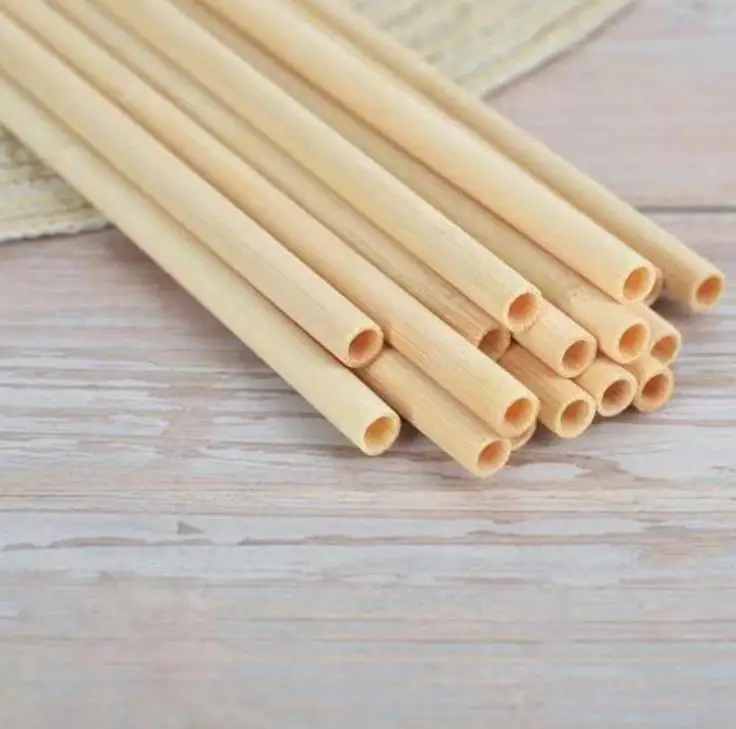 Straw Bamboo Reusable 20cm Organic Bamboo Drinking Straws Natural Wood Straws For Party Birthday Wedding Bar Tool SN3653