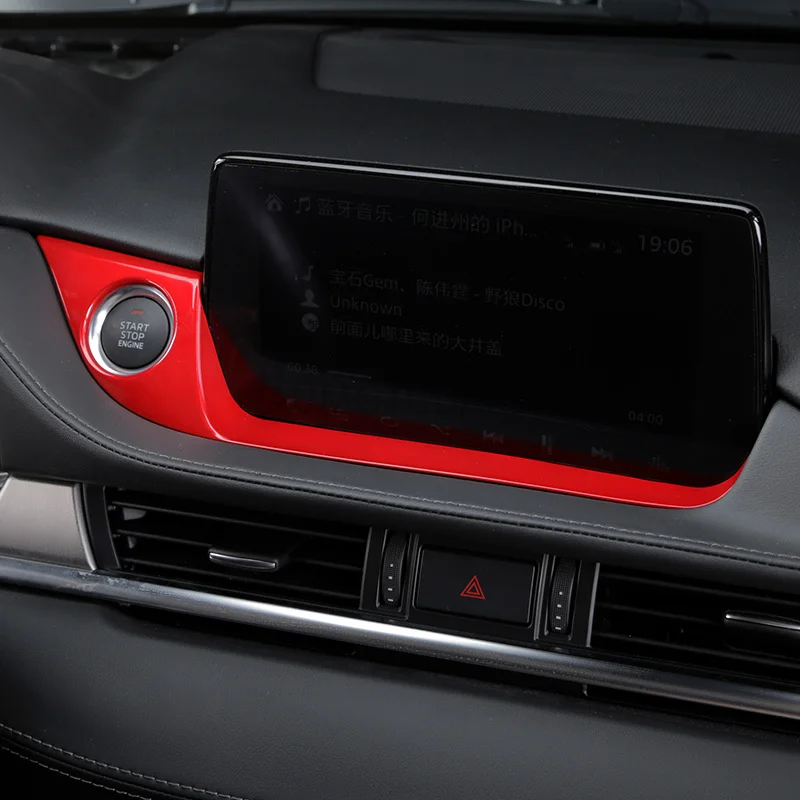 

Для Mazda ATENZA 2020 навигационная панель декоративная рамка наклейка интерьерный дисплей рамка с блестками модификация автомобильные аксессуары
