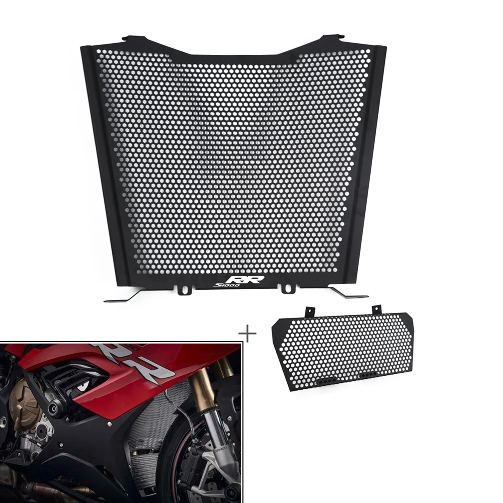 For BMW S1000RR M1000RR S1000 RR S1000XR S1000 XR Motorcycle CNC Radiator Grille Grill Guard Cover Protector S1000 RR 2019-2023