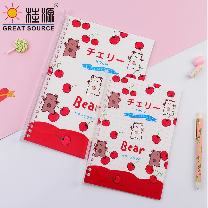 

MQQ B5 Crystal Binder Folder 26 Rings Floral PP Notebook Cover DIY Journal Cover Book Cover School Girl Gift (20 PCS)