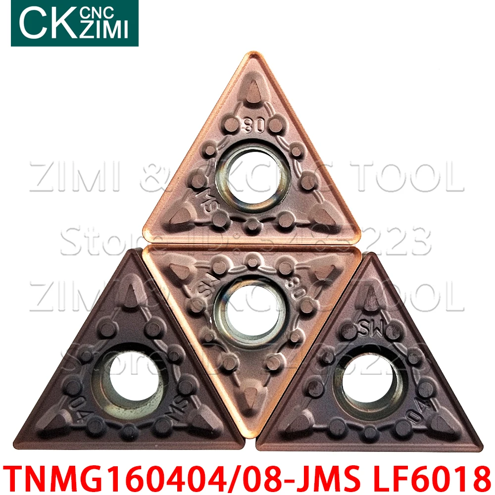 TNMG160404-JMS LF6018 TNMG160408-JMS LF6018 초경 인서트 외부 선삭 공구 CNC 금속 선반 공구 TNMG For Stainless Steel