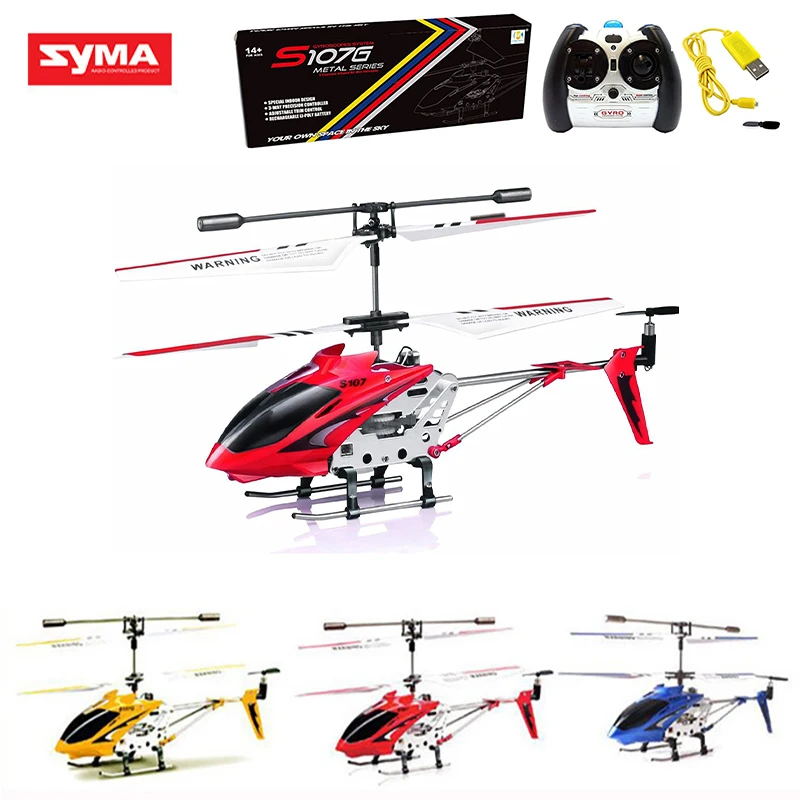 Syma S107G/W25 helikopter Rc 3.5ch Alloy Copter wbudowany Gyro samolot Anti-fall dzieci migające światło Mini helikopter zabawki prezent