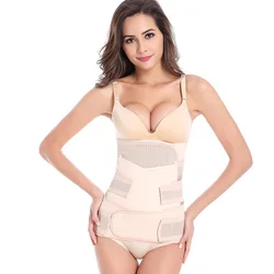 Comfort Postpartum Abdomen with Maternity Girdles Abdomen with Closed Gastric Band Pelvis Belt Three-piece Maternity Belly Band