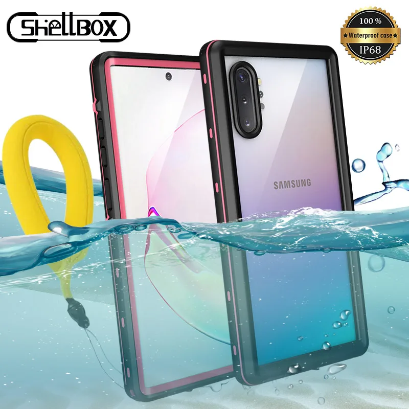 

Водонепроницаемый чехол для Samsung Galaxy Note 10 Plus, чехол для плавания для Samsung S23 Ultra S23 Plus, жесткий защитный чехол для экрана