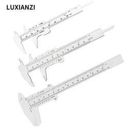 LUXIANZI 0-150mm Plastic Vernier Caliper High Precision Digital Calipe Mini Student Ruler Double Scale Depth Measuring Tool