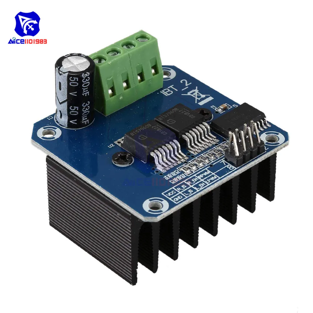 diymore Dual BTS7960B 43A Stepper Motor Driver Module H-Bridge PWM Driver Module for Arduino Smart Car