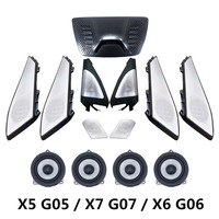Luminous Night Lighting Cover For BMW X7 G07 X5 G05 Series Door Panel loundspeakers Cover Trim BW LED Horns Speakers