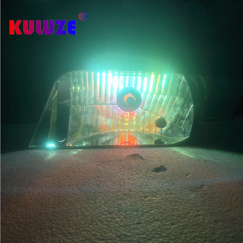 2 Pcs H1 H3 H4 H7 H8 H11 Rainbow Blue Headlamp HB3 HB4 9012 Car Halogen Lamp Upgrade Rain And Fog Proof Light Car Bulb