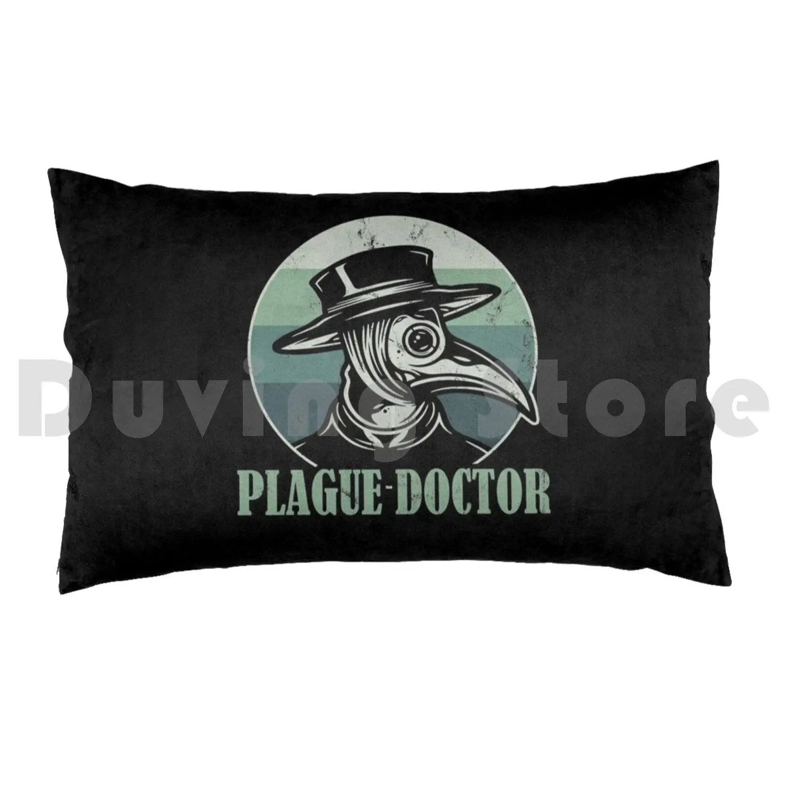 Plague Pest Black Death VintagePillow case Plague Plague Vintage Medicine Medieval Ancient Old