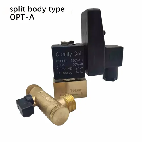 Imagen 2 del producto Válvula de drenaje electrónica 1/2, filtro de compresor de aire, tanque de almacenamiento de aire seco, enfriador de drenaje, válvula magnética electromecánica seca de 220v