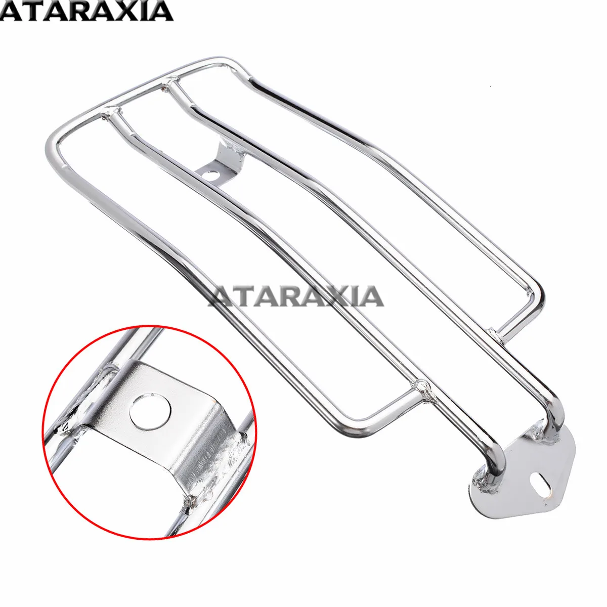 High Quality Chrome Style Motorcycle Metal Steel Solo Seat Rear Fender Luggage Rack for Yamaha Kawasaki Suzuki Harley Honda