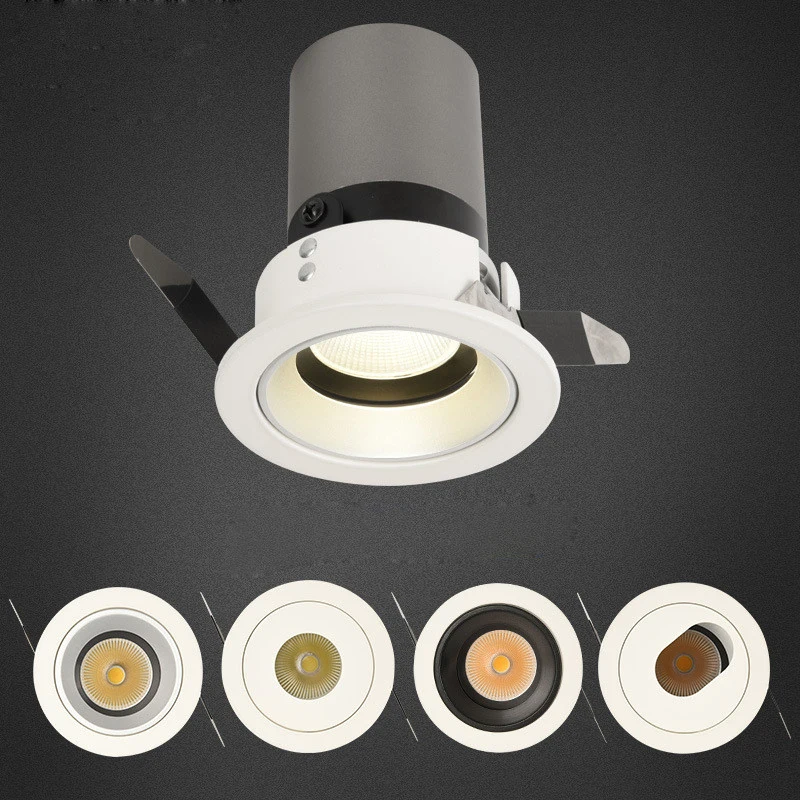 6PCS/lot Dimmable New COB Downlight 10W 15W AC85-265V Cree Wall Washer Lamp Spot Lighting For Background Hotel Clothing Store