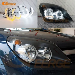 For OPEL Astra H 2004 2005 2006 2007 Pre Facelift Ultra Bright A/W Switchback DRL Turn Signal DTM M4 Style Led Angel Eyes Kit