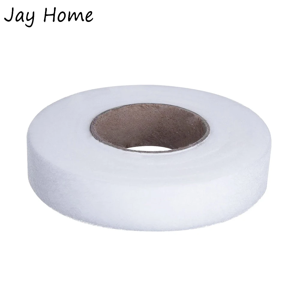 100M Single Sided Fabric Fusing Tape Adhesive Hem White Black Iron on Tape Adhesive Hemming Tape for Clothes Dresses Pants